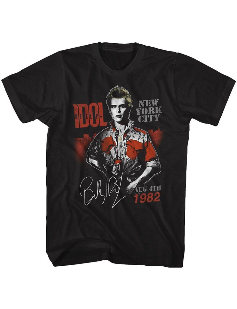 Rockinstone - T-shirt Billy Idol agosto de 82