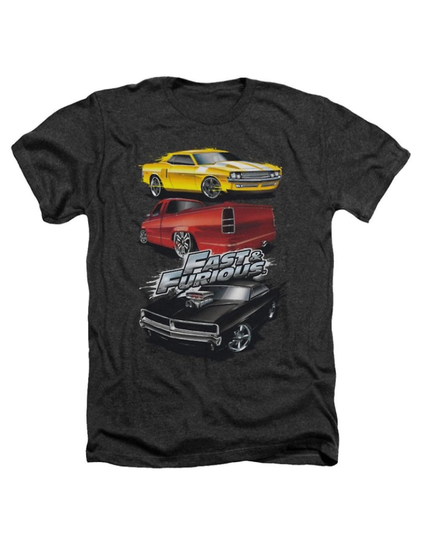 Rockinstone - T-shirt Respingos de Muscle Car Velozes e Furiosos