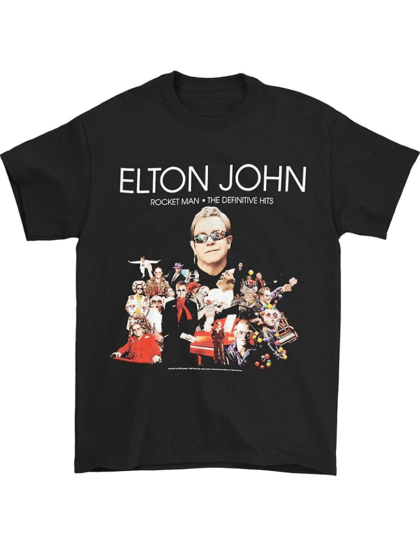 Rockinstone - T-shirt Turnê Elton John Rocket Man 2009