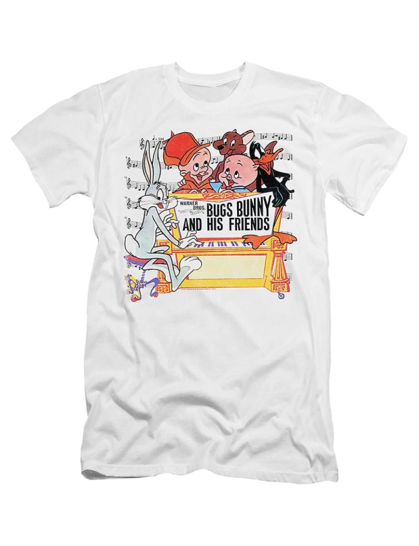 Rockinstone - T-shirt Pernalonga e seus amigos Looney Tunes