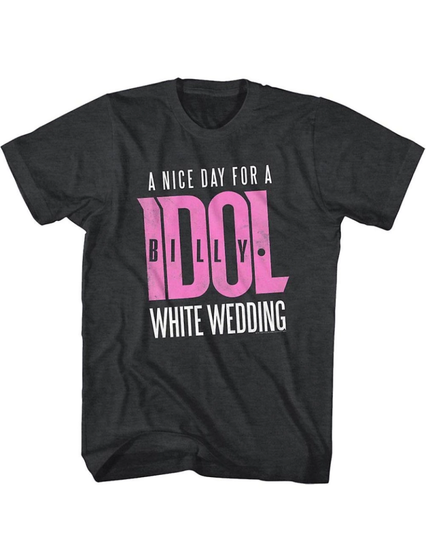 Rockinstone - T-shirt Casamento branco de Billy Idol