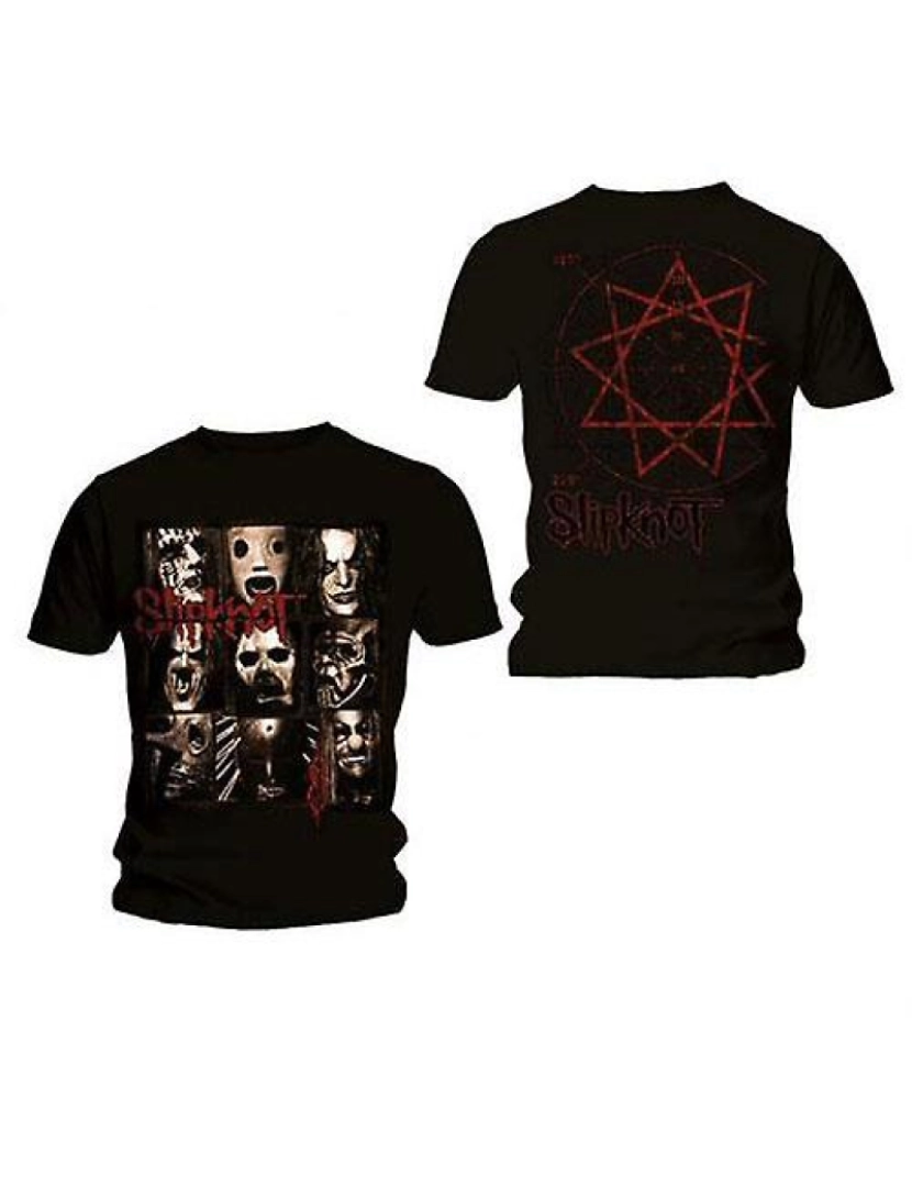 Rockinstone - T-shirt Decadência Slipknot Mezzotint