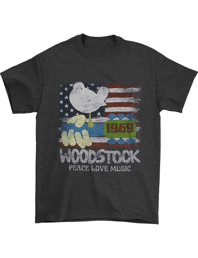 Rockinstone - T-shirt Woodstock Woodstock Americana