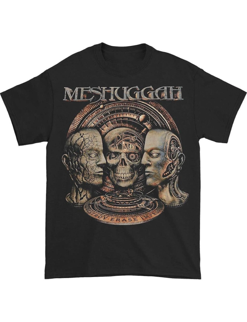 Rockinstone - T-shirt Meshuggah Destroy Erase Melhorar-Redux