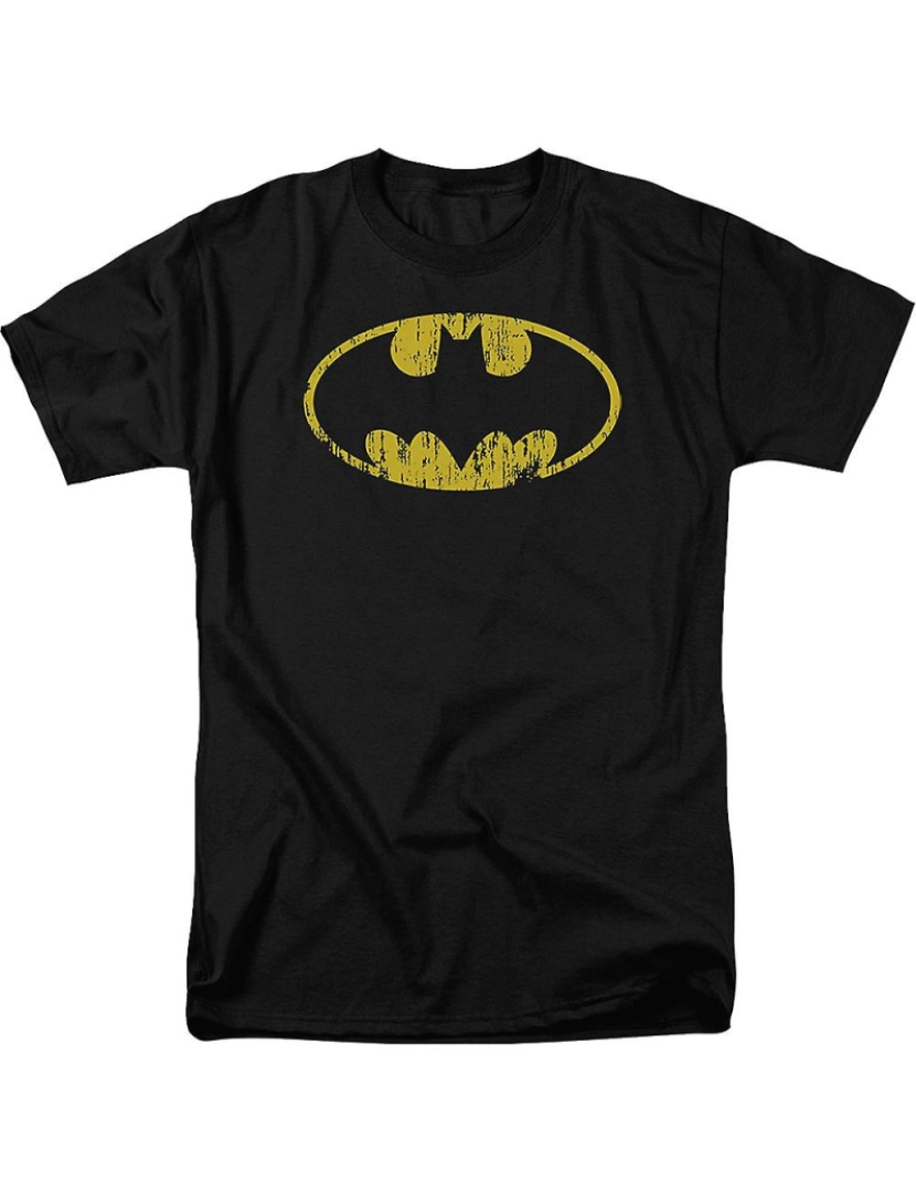 Rockinstone - T-shirt Símbolo de morcego angustiado Batman