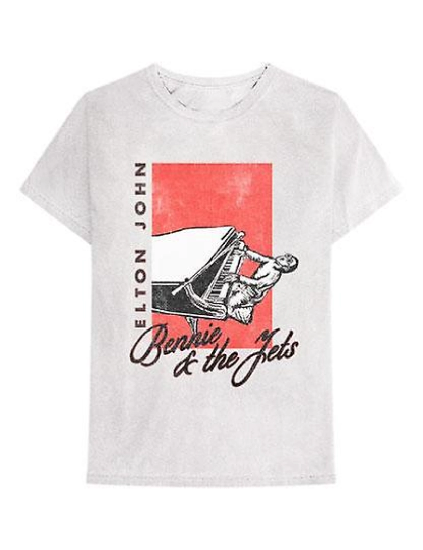 Rockinstone - T-shirt Elton John Bennie e os jatos