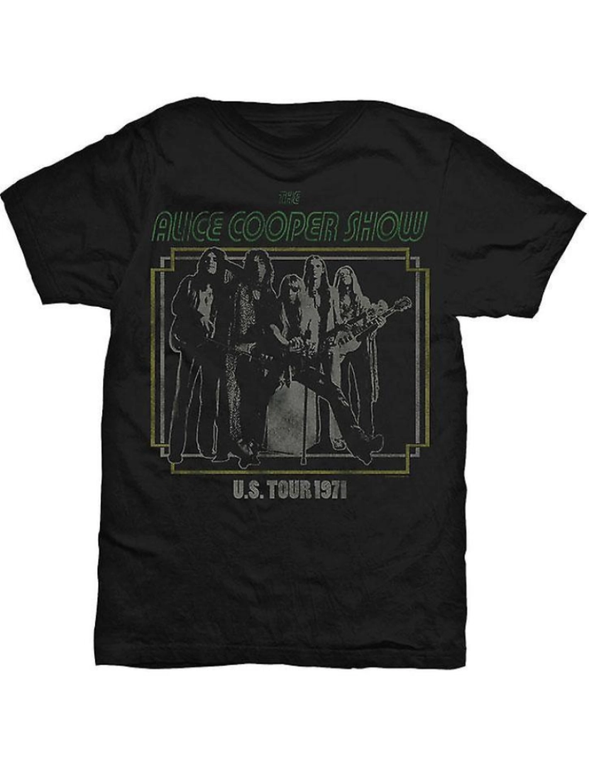 Rockinstone - T-shirt Alice Cooper Turnê pelos EUA 1971