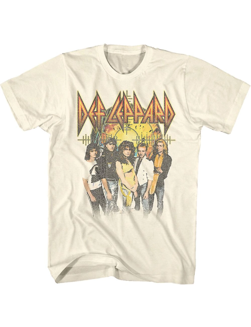 Rockinstone - T-shirt Fundo de piromania Def Leppard