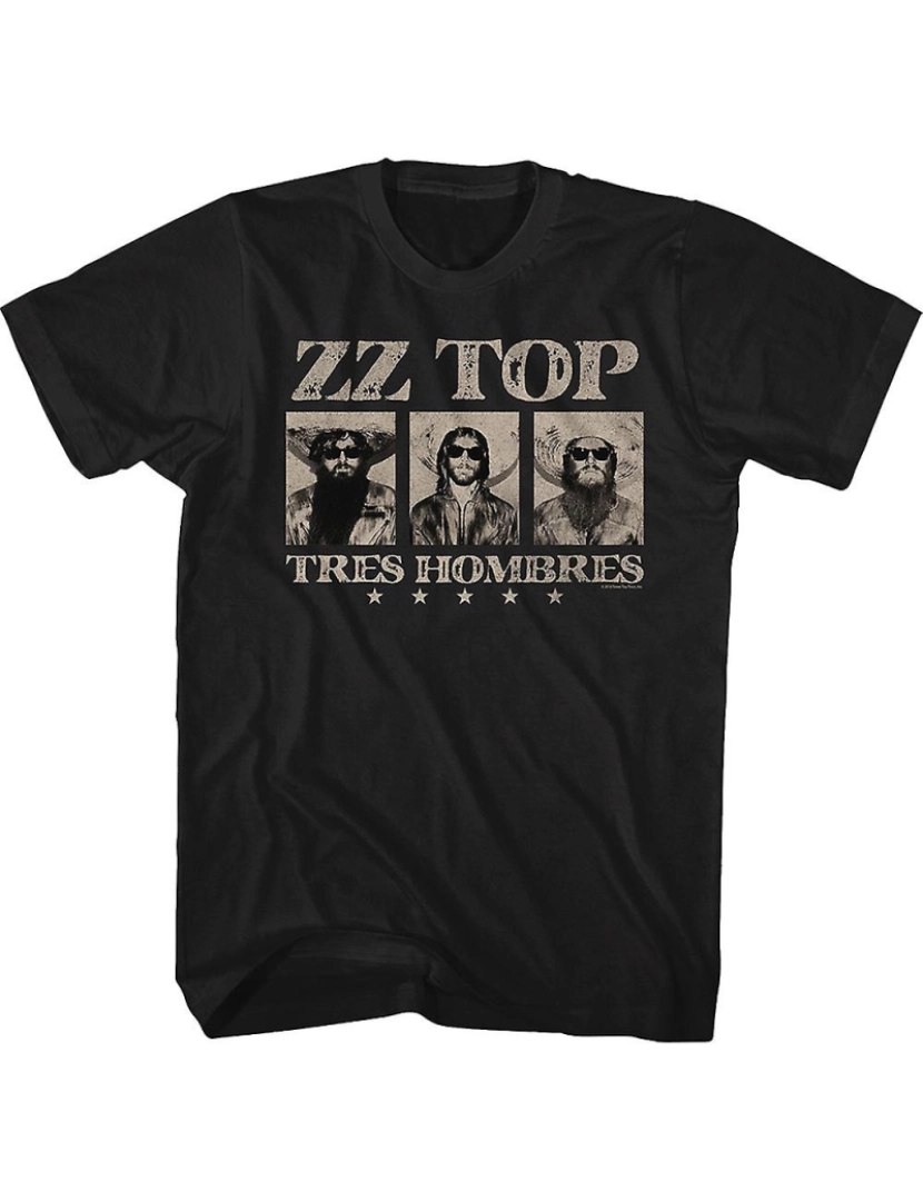 Rockinstone - T-shirt Tres Hombres ZZ Top