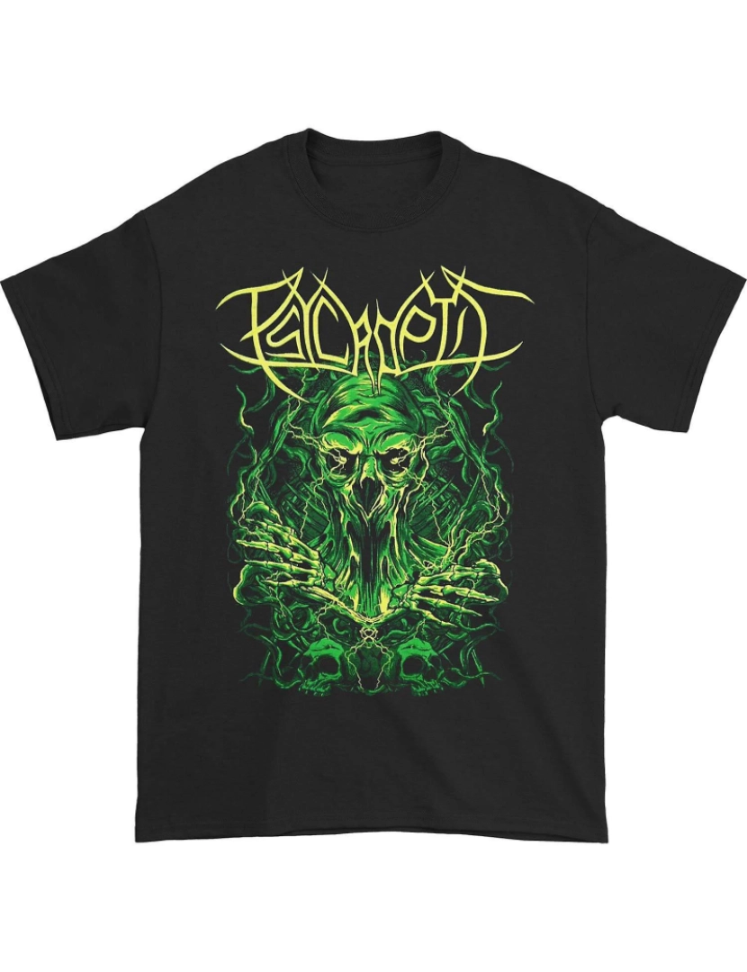 Rockinstone - T-shirt Zumbi Verde Psicróptico