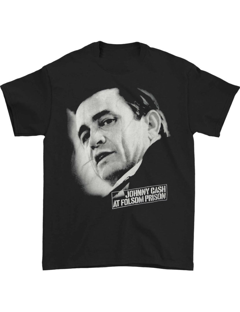 Rockinstone - T-shirt Johnny Cash de perto em Folsom