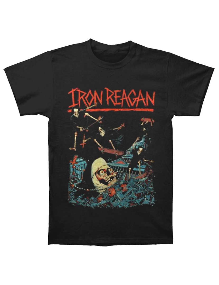 Rockinstone - T-shirt Freiras de moagem de ferro Reagan