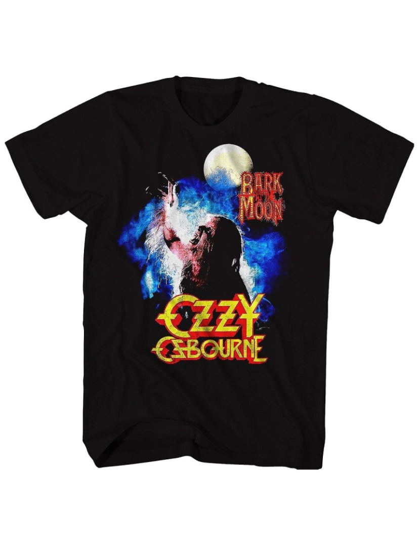 Rockinstone - T-shirt Ozzy Osbourne late para a lua Ozzy Osbourne