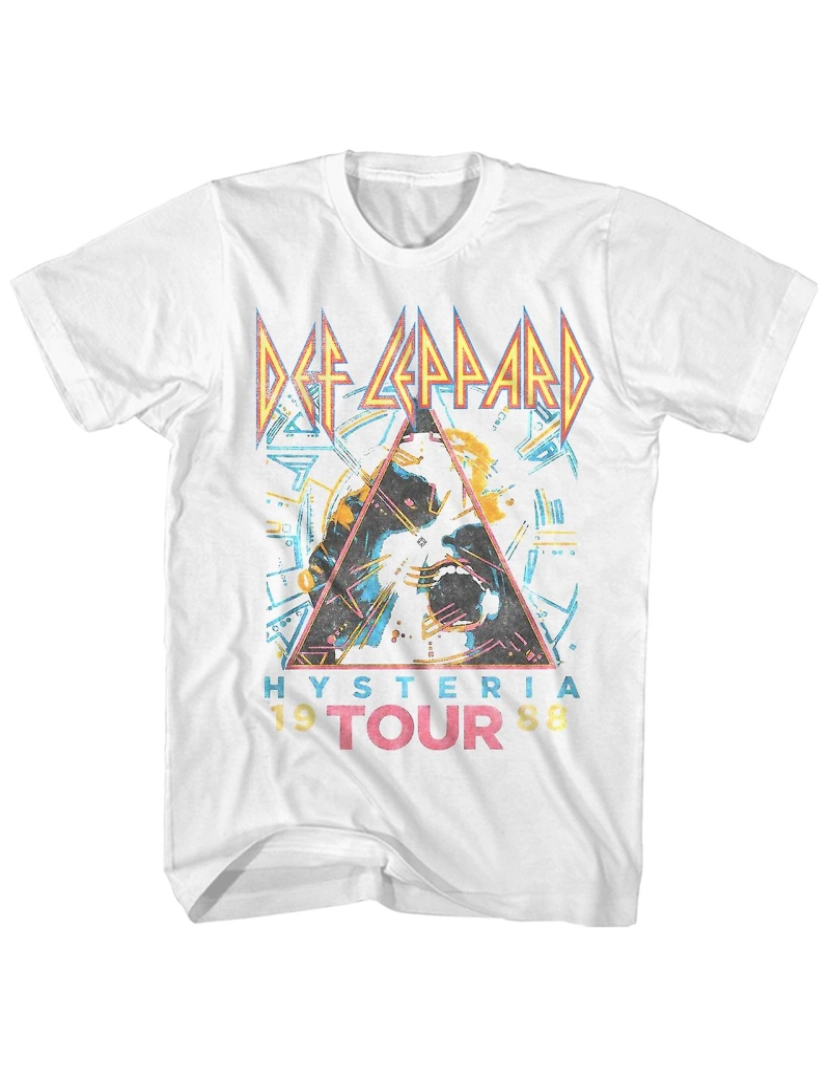 Rockinstone - T-shirt Camiseta Def Leppard Hysteria Tour â€?8 Def Leppard