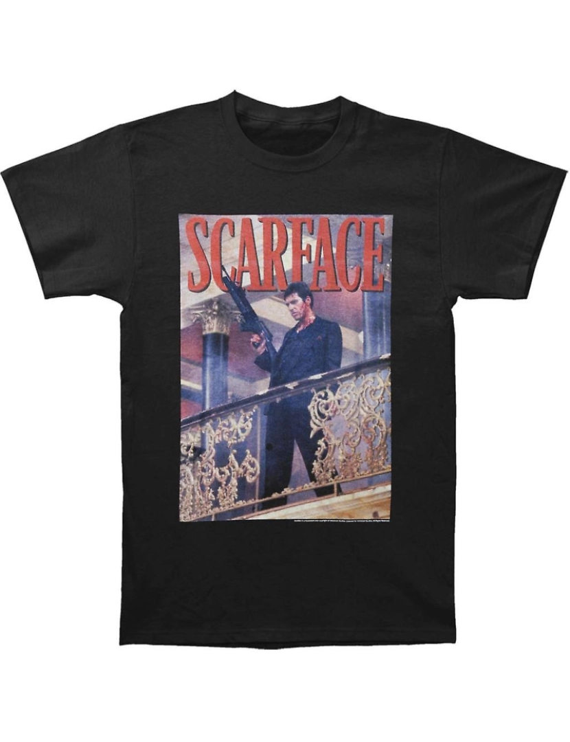 imagem de T-shirt Tiro de corrimão Scarface1