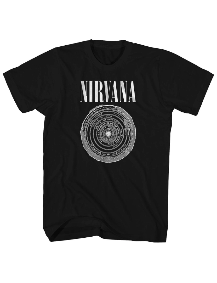 Rockinstone - T-shirt Camisa Nirvana Vestíbulo Nirvana