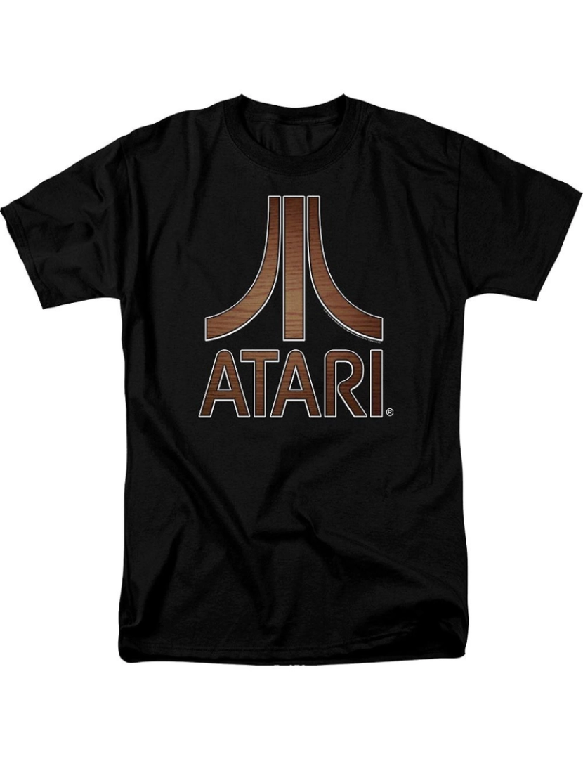 Rockinstone - T-shirt Emblema de madeira Atari