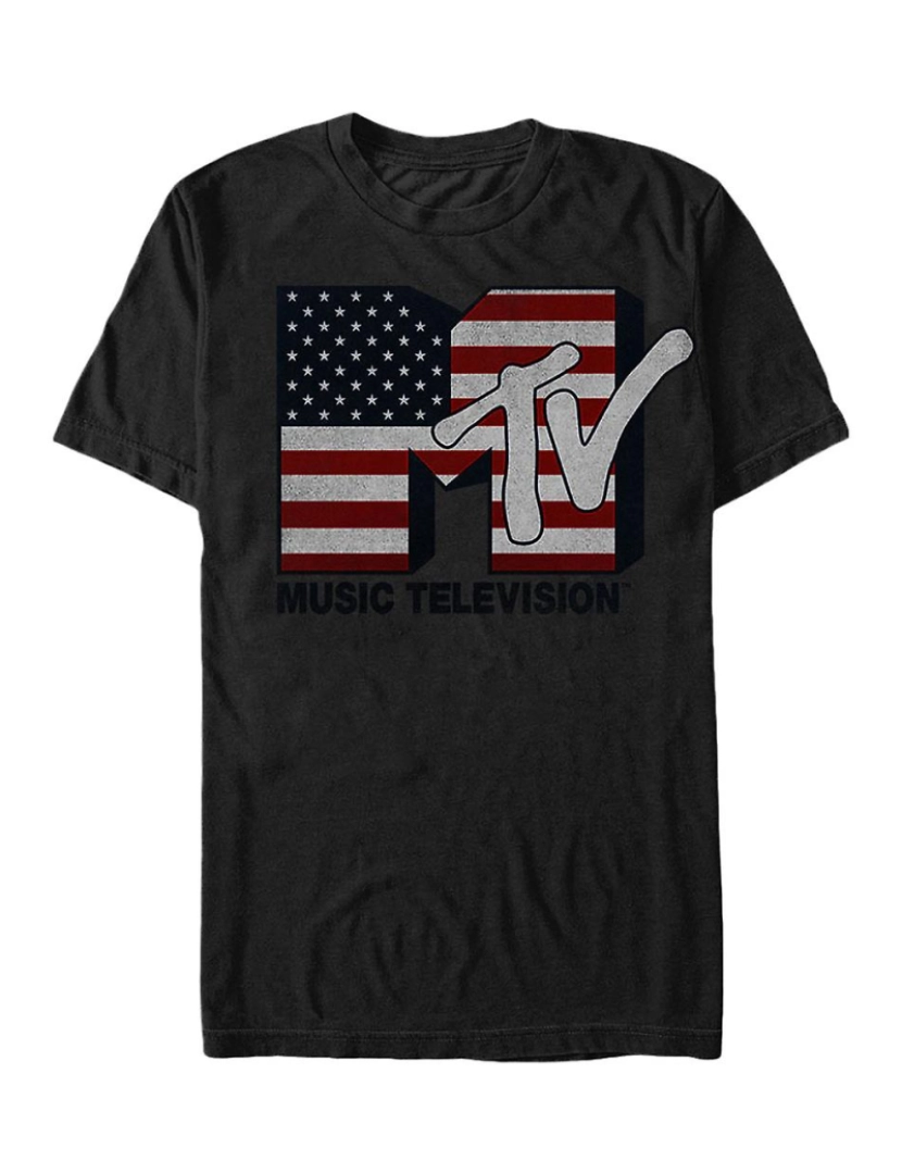 Rockinstone - T-shirt Bandeira dos EUA MTV