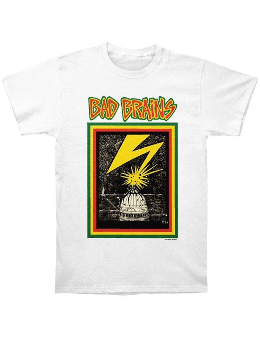 imagem de T-shirt Capitólio Bad Brains em branco1