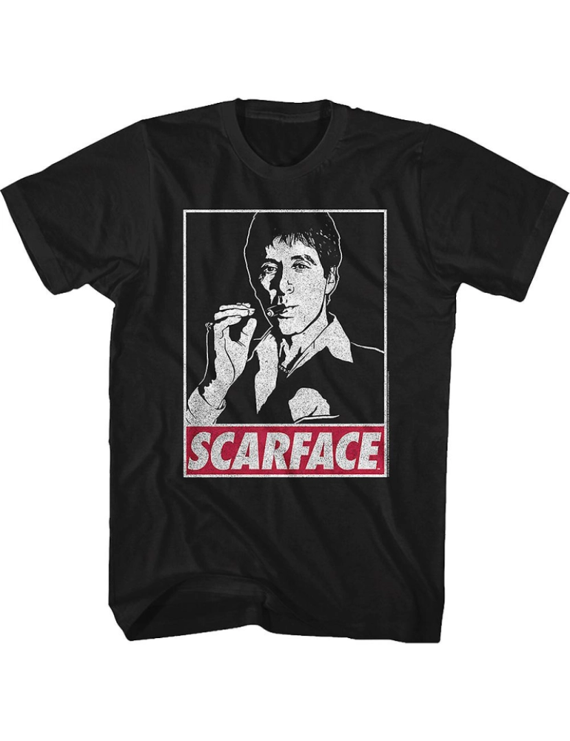 Rockinstone - T-shirt Tony Montana Esboço Scarface