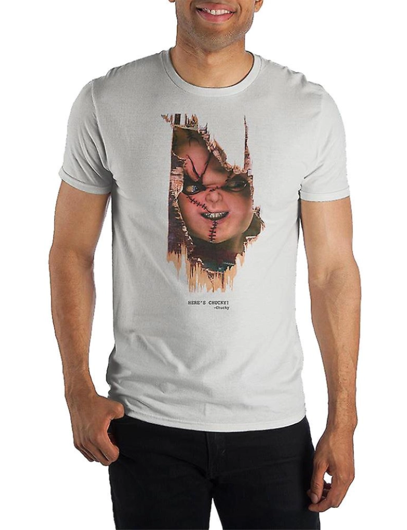 Rockinstone - T-shirt Aqui está a brincadeira de criança de Chucky