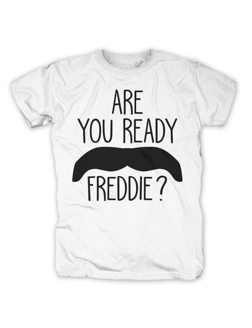 Rockinstone - T-shirt Freddie Mercury, você está pronto, Freddie