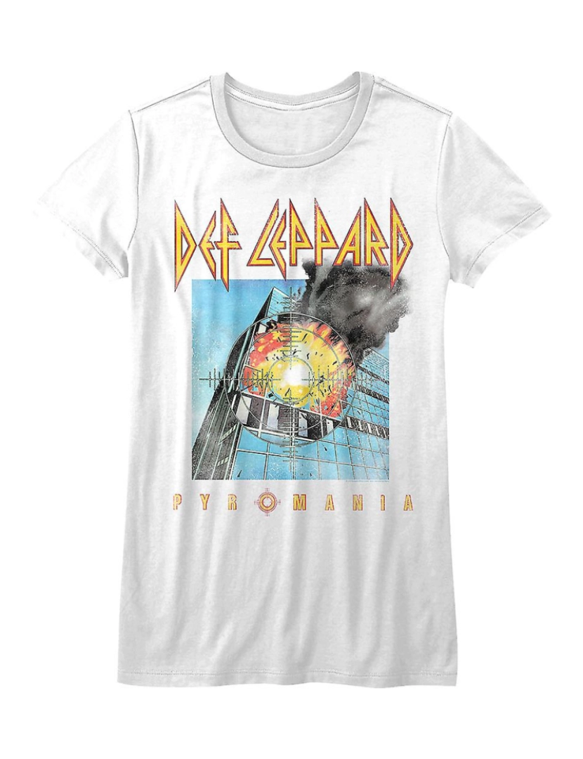 Rockinstone - T-shirt Camisa Junior Pyromania Def Leppard