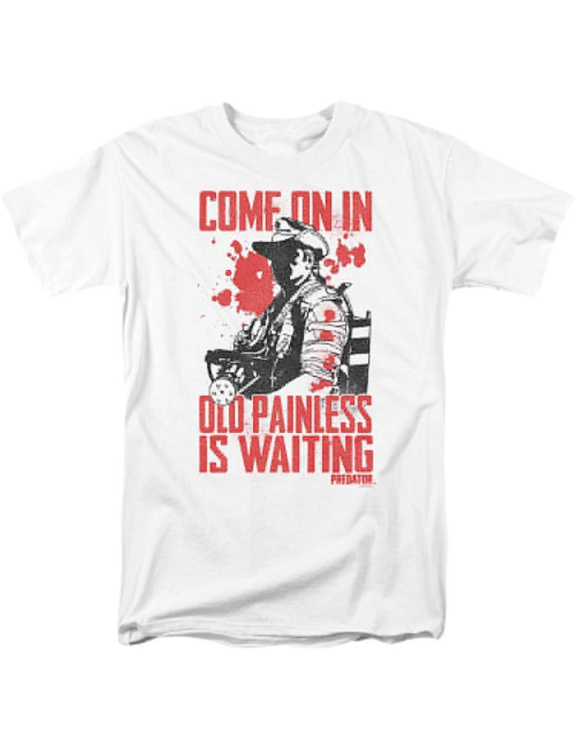 Rockinstone - T-shirt Camiseta Old Painless Is Waiting Predator