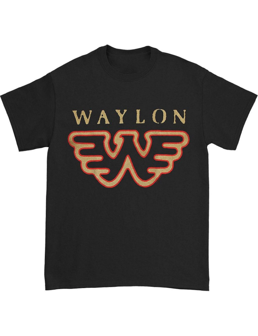 Rockinstone - T-shirt Waylon Jennings Voando W