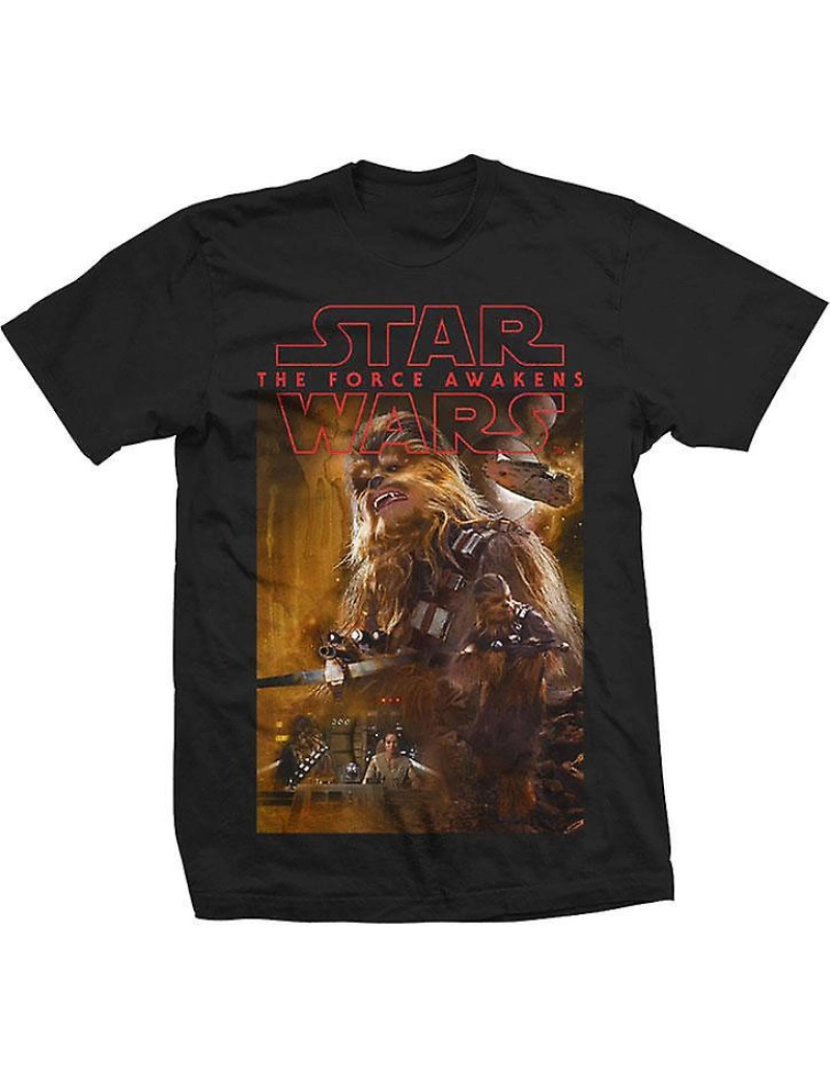 Rockinstone - T-shirt Composição de Star Wars Chewbacca