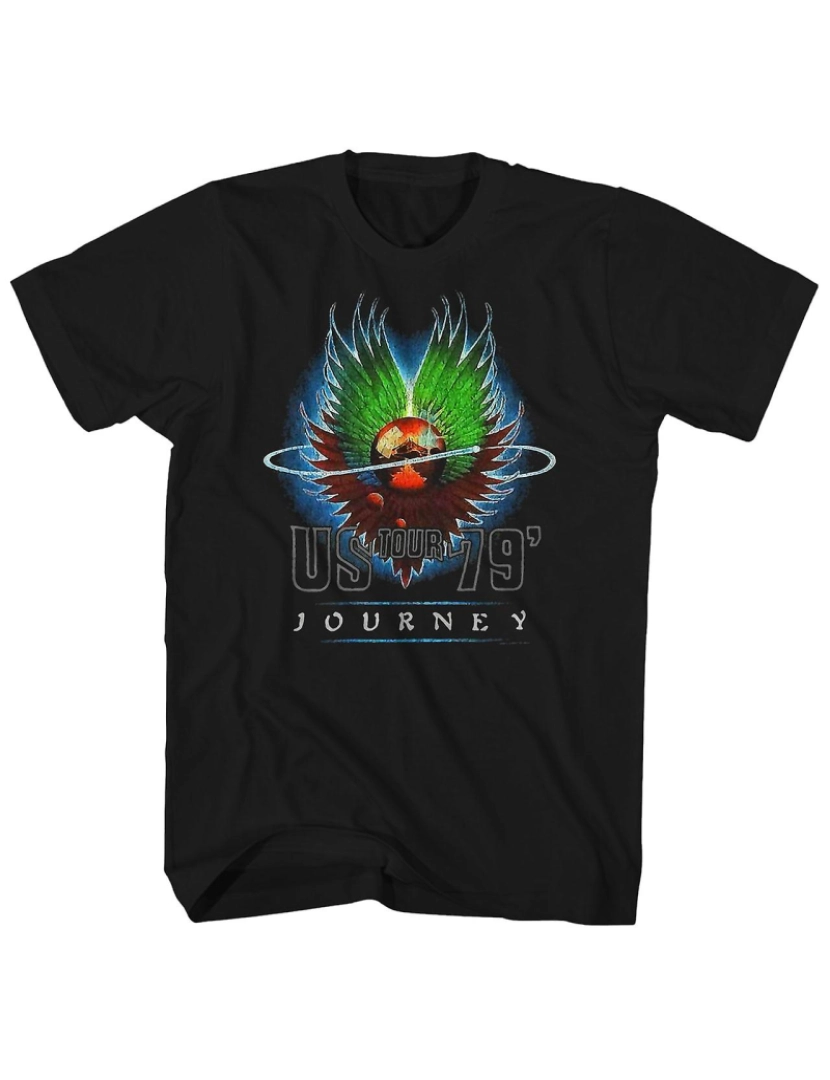 Rockinstone - T-shirt Camisa Journey US Tour â€?9 Journey