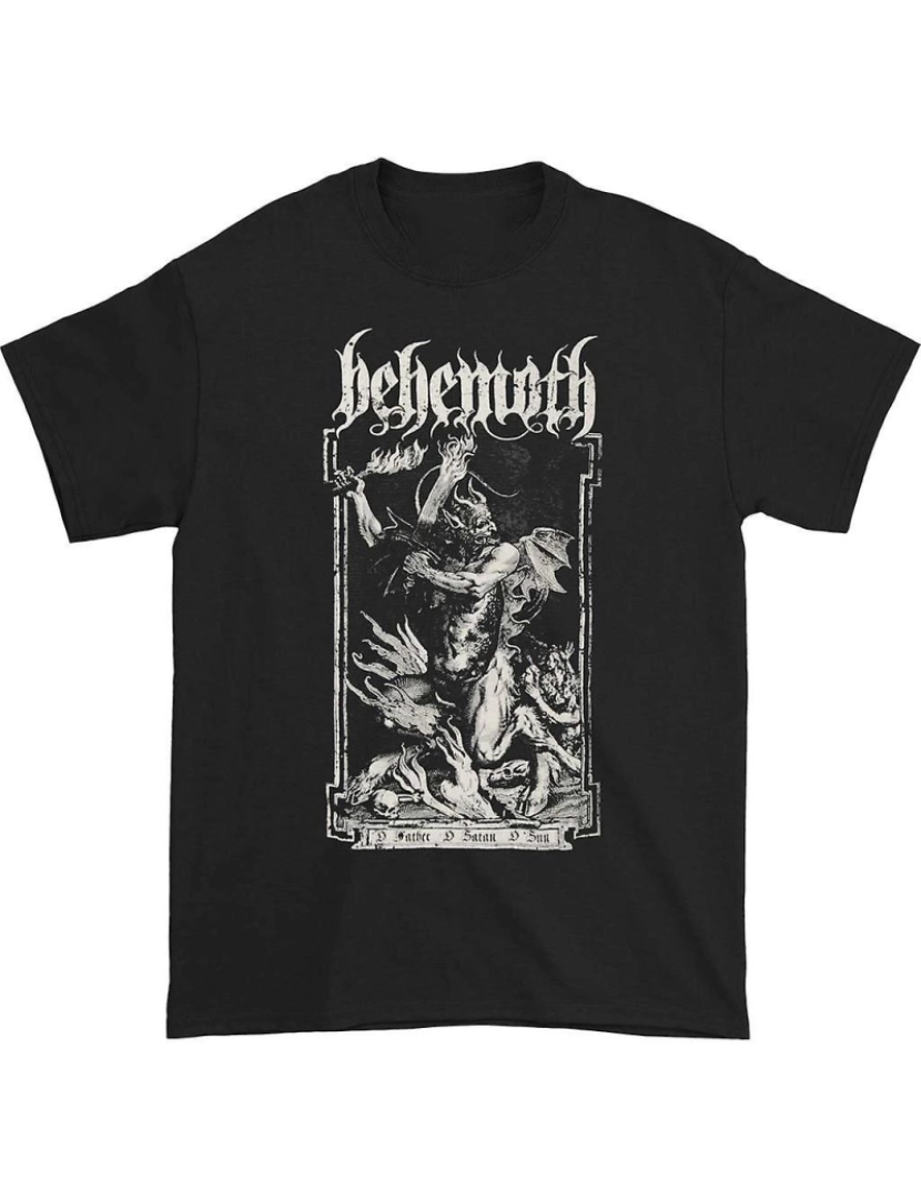 Rockinstone - T-shirt Camiseta Behemoth O Pai