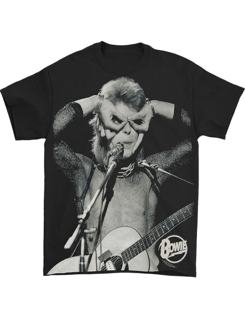 Rockinstone - T-shirt David Bowie Acústico