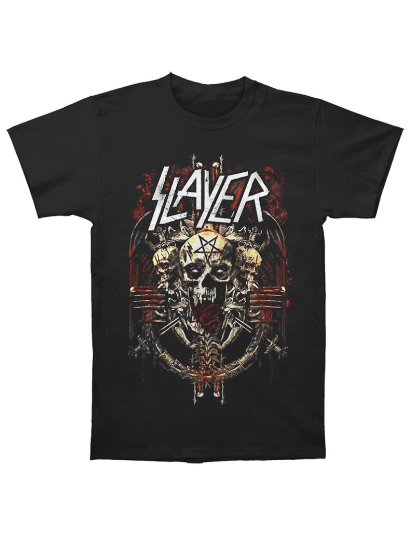 Rockinstone - T-shirt Turnê Europeia do Slayer Blood Eagle 2018