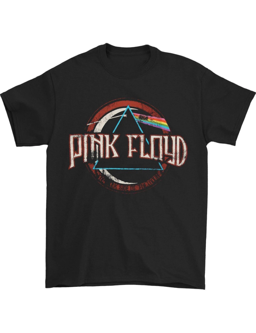 Rockinstone - T-shirt Lado escuro da lua do Pink Floyd