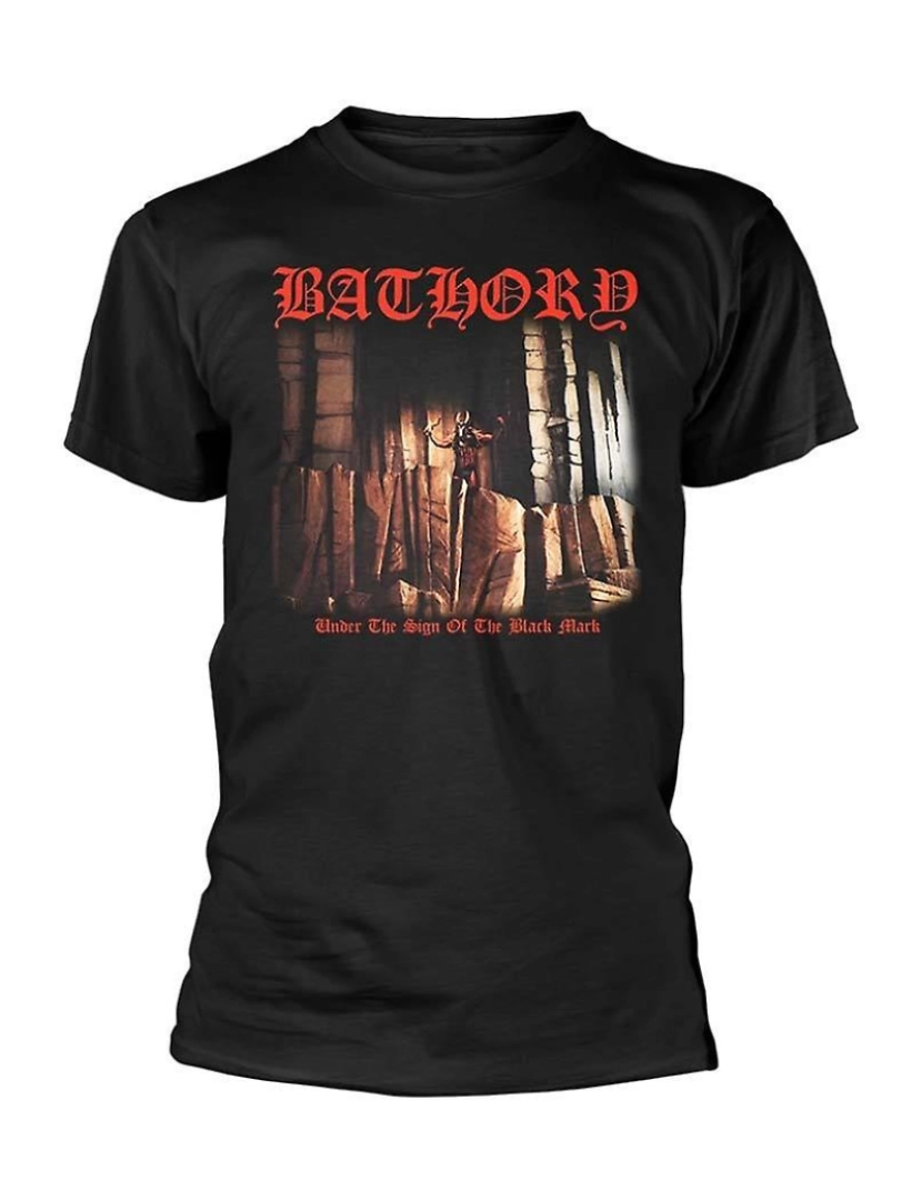 Rockinstone - T-shirt Bathory sob o letreiro