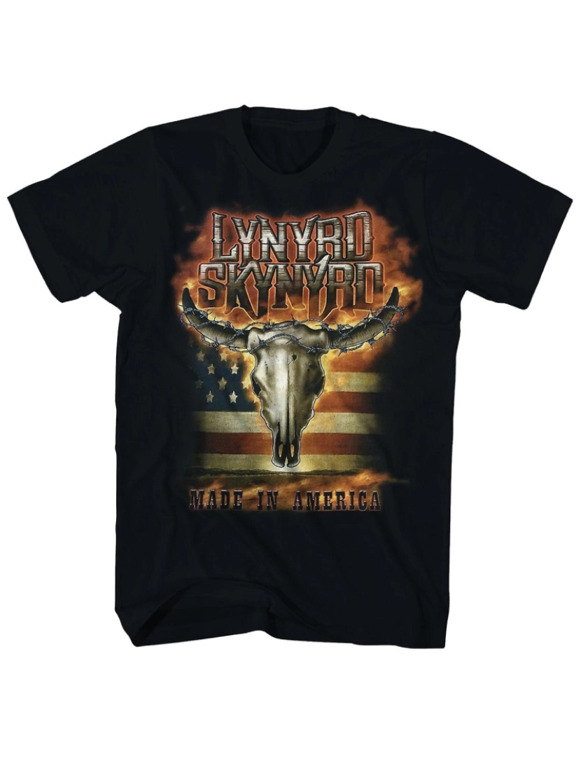 Rockinstone - T-shirt Camisa Lynyrd Skynyrd fabricada na América