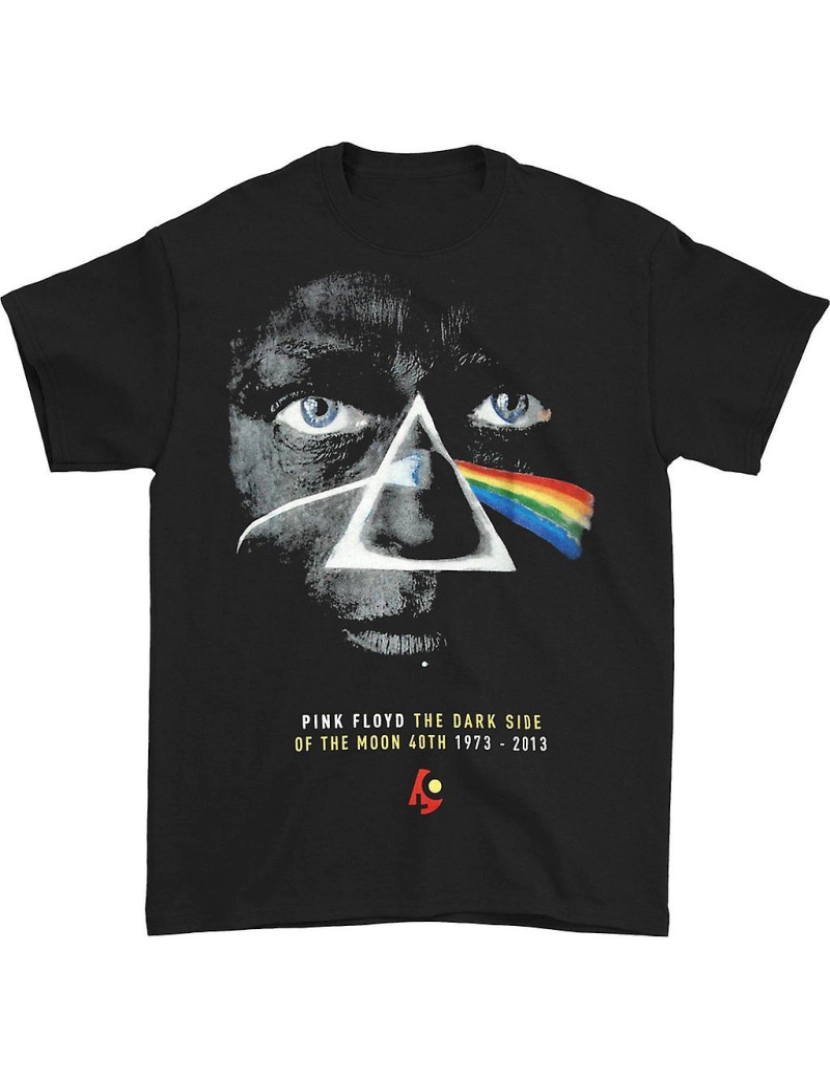 Rockinstone - T-shirt Lado escuro da lua do Pink Floyd