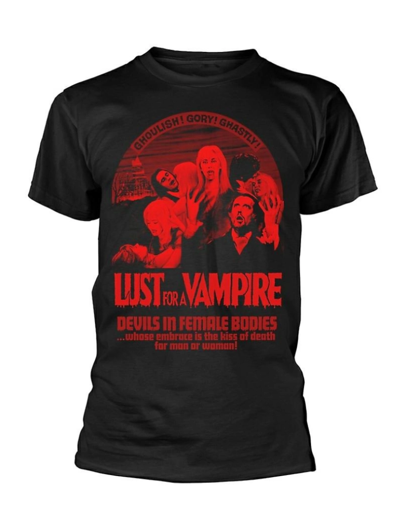 Rockinstone - T-shirt Plano 9 Filmes Lust For A Vampire Red