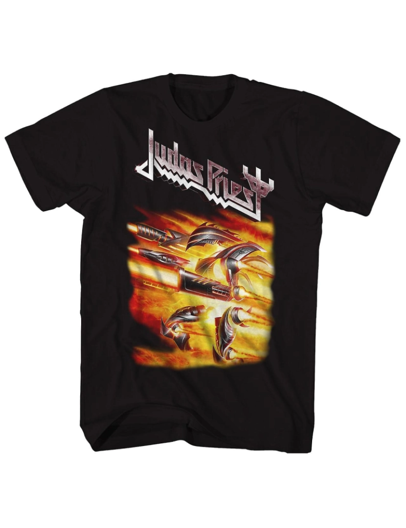 Rockinstone - T-shirt Arte do álbum Judas Priest Firepower Judas Priest