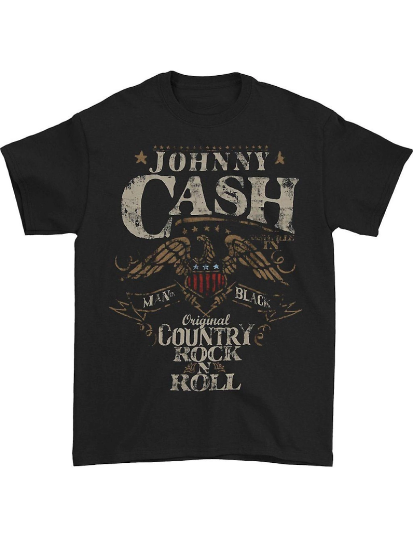 Rockinstone - T-shirt Johnny CashRock N Roll