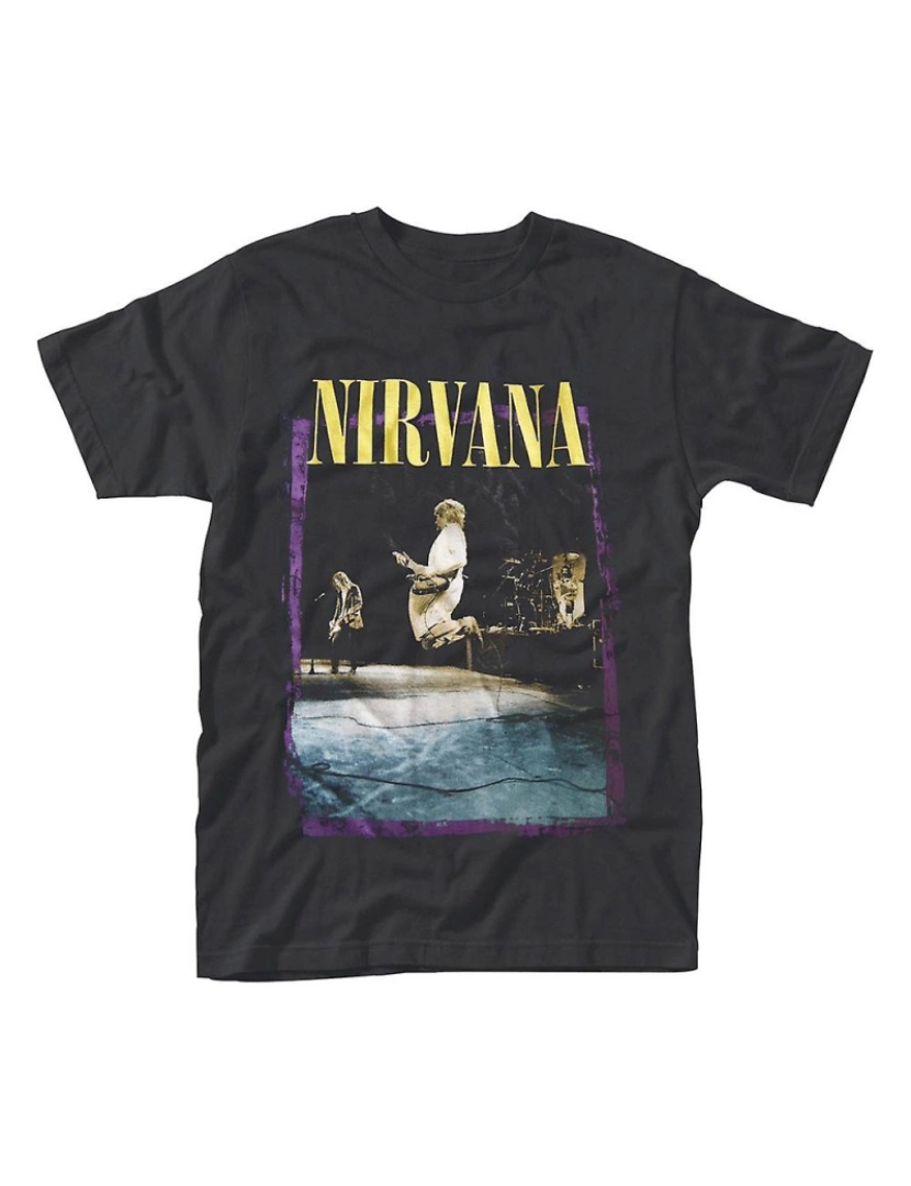 Rockinstone - T-shirt Salto de palco do Nirvana