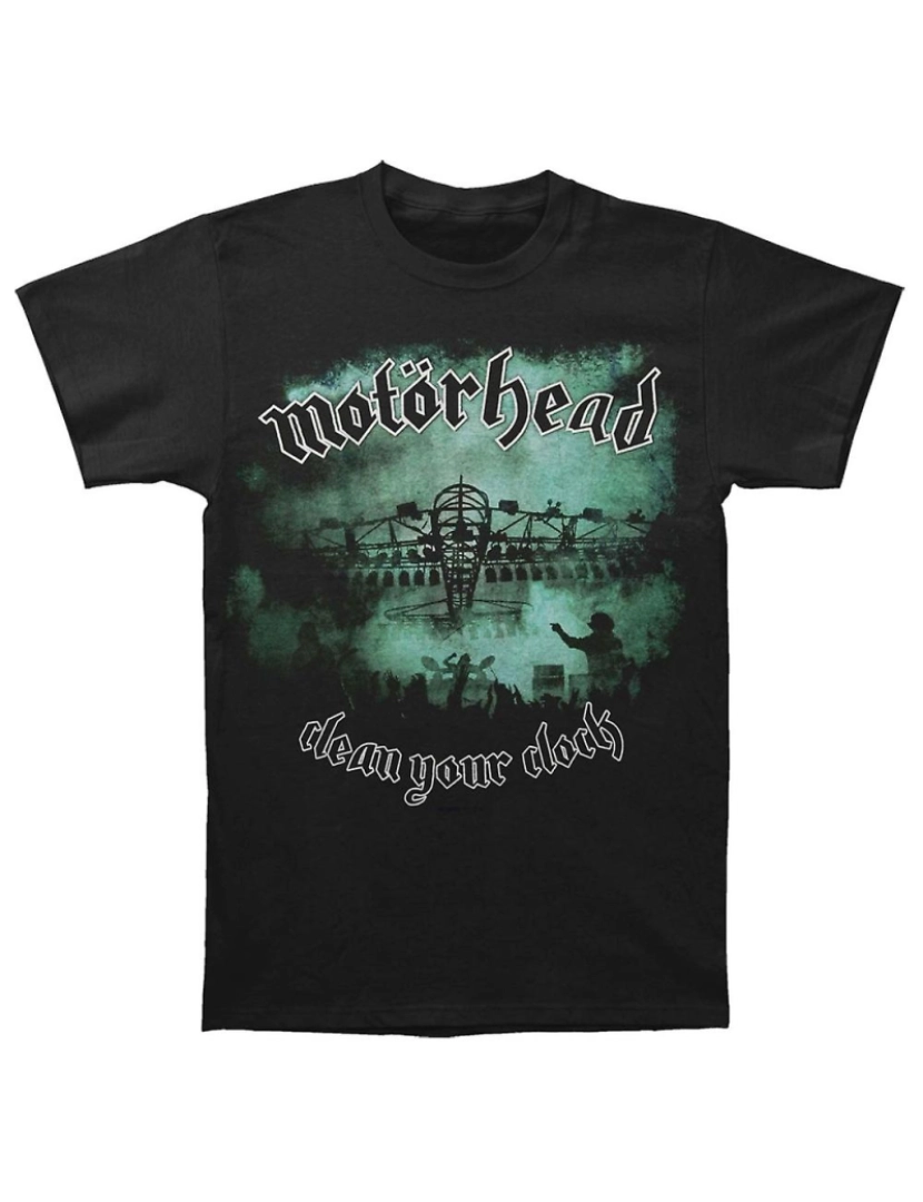 Rockinstone - T-shirt Motorhead Limpe Seu Relógio Verde