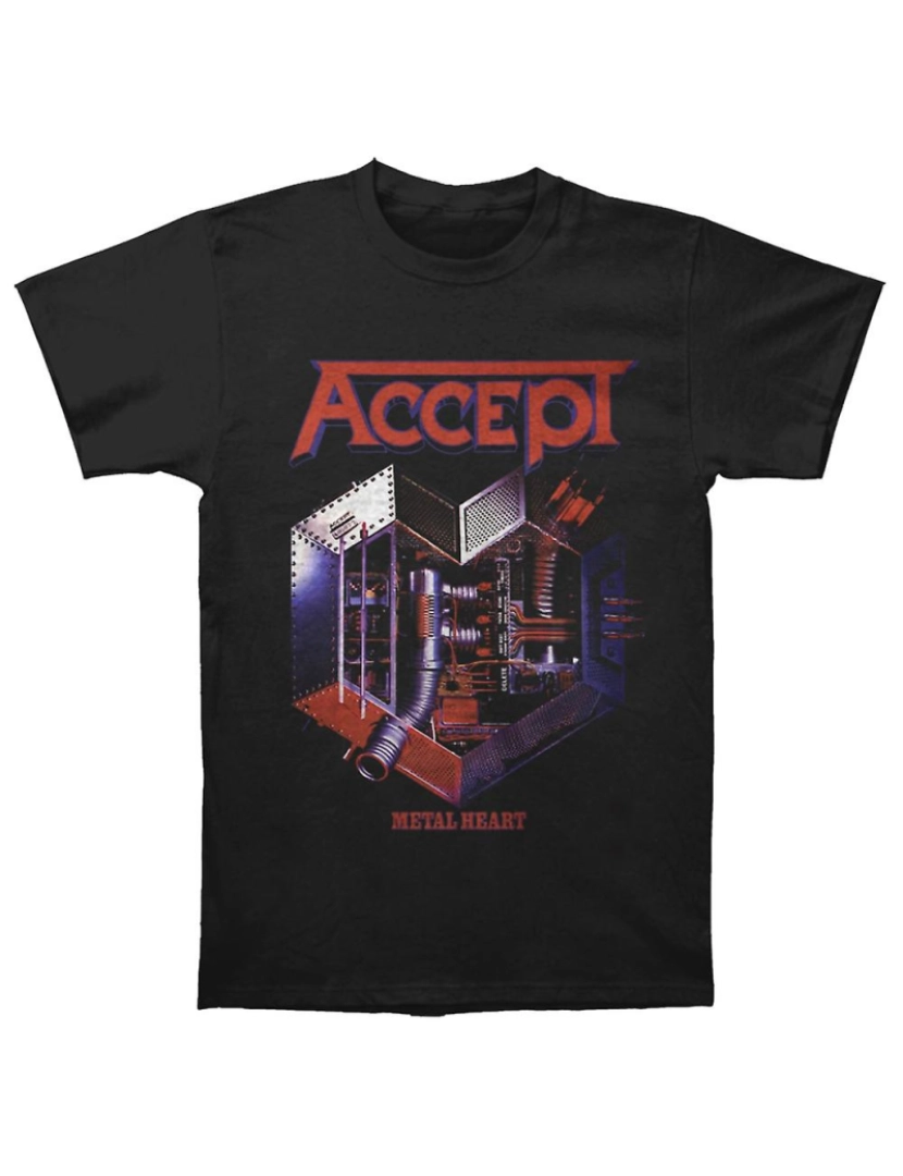 imagem de T-shirt Aceite Coração de Metal1