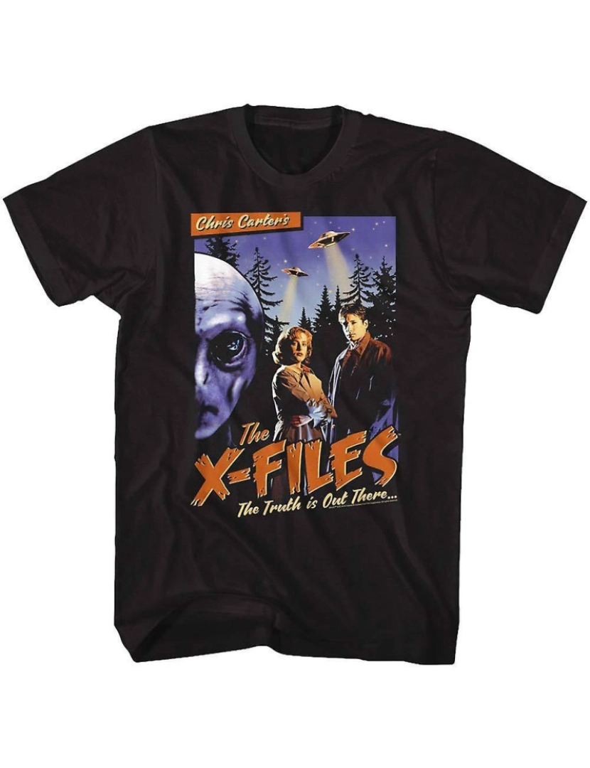 Rockinstone - T-shirt Pôster antigo do filme Xfiles