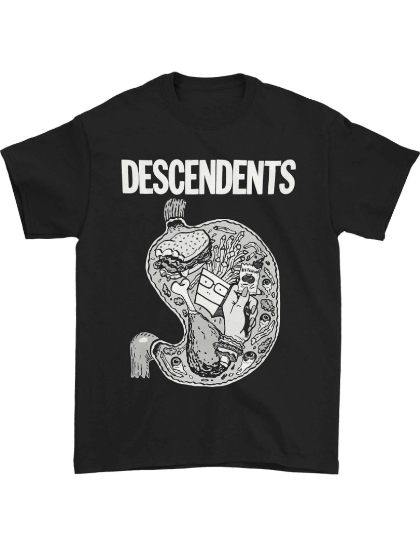 Rockinstone - T-shirt Descendentes eu gosto de comida