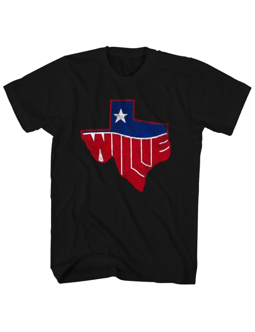 Rockinstone - T-shirt Camisa Willie Nelson Texas State Willie Nelson