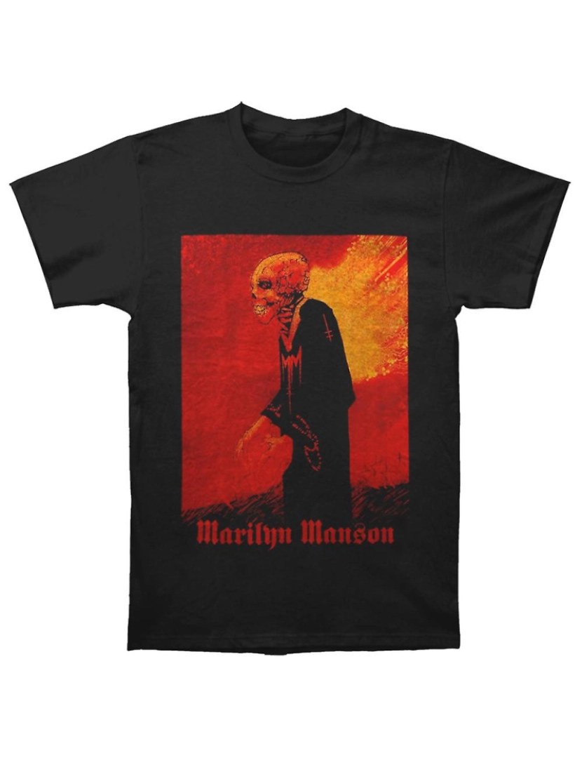 Rockinstone - T-shirt Marilyn Manson Madmonk