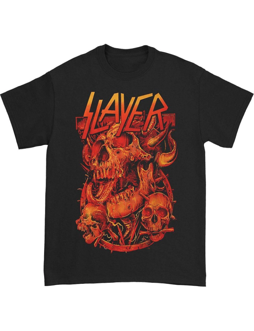 Rockinstone - T-shirt Slayer Três Crânios 2014