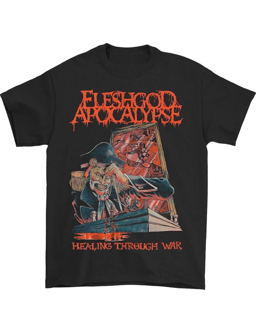 Rockinstone - T-shirt Fleshgod Apocalipse curando através da guerra